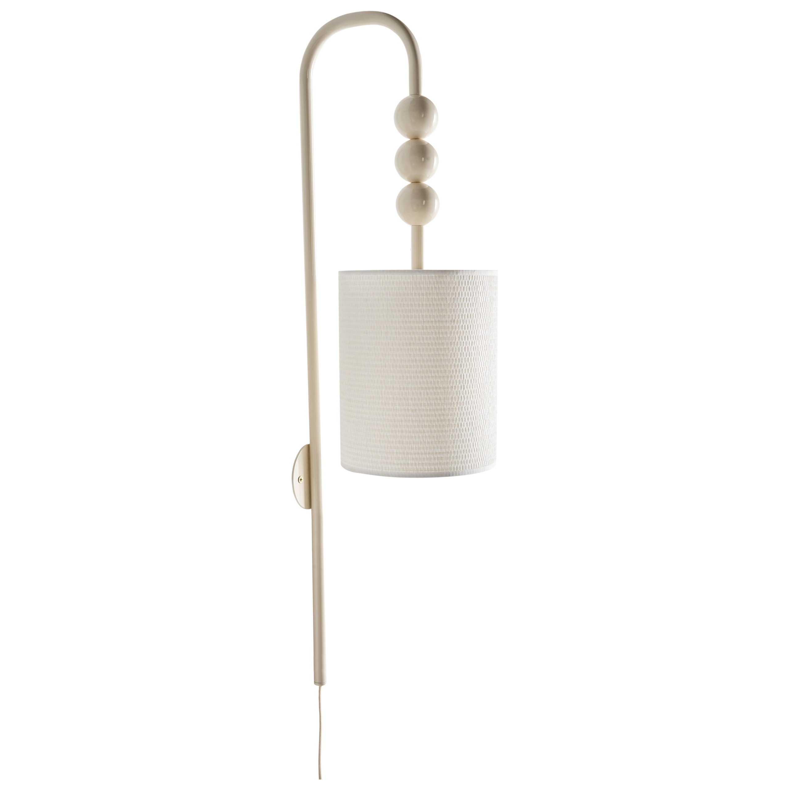 Seinävalaisin LOKY metalli Beige