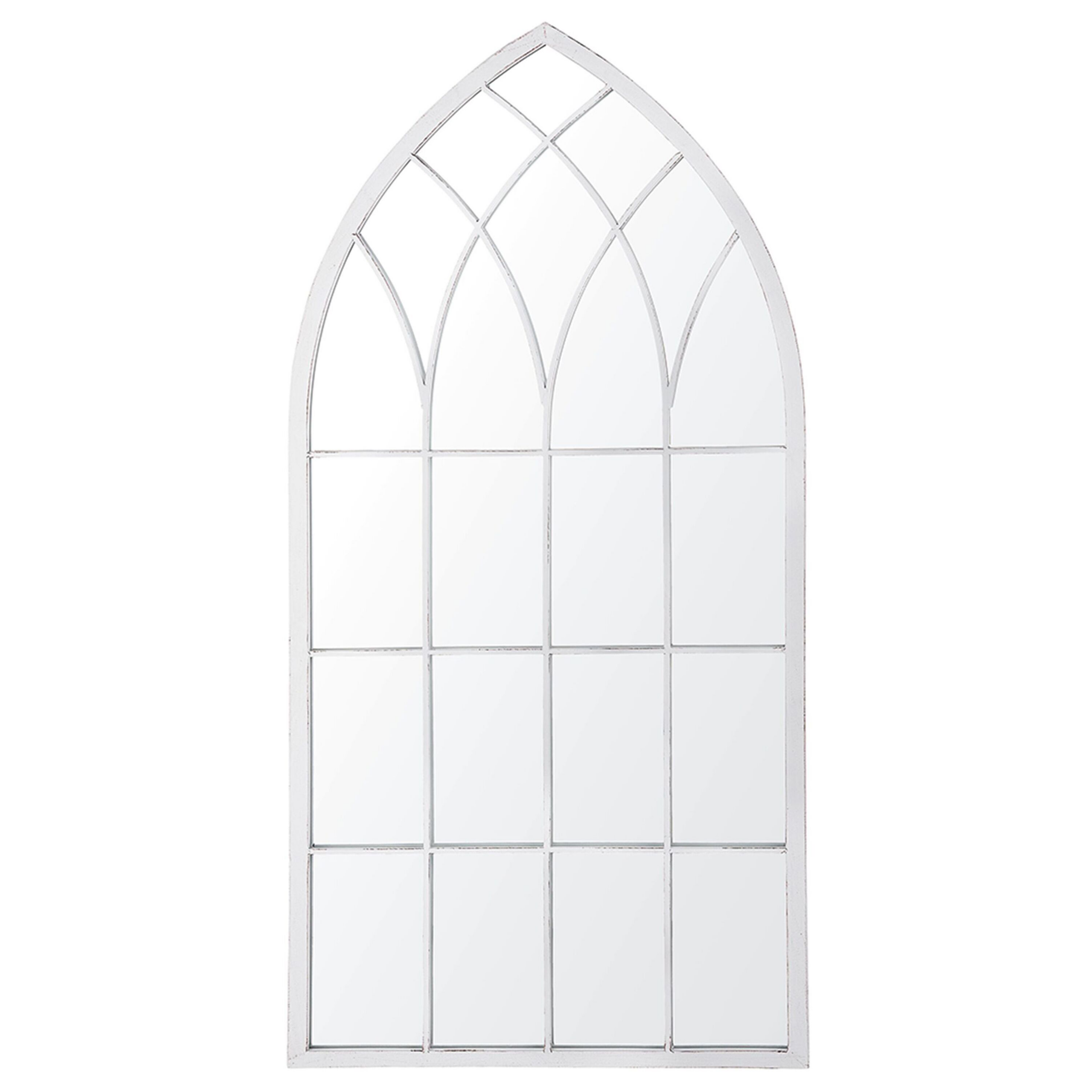 Seinäpeili CASSEL 50 cm 115 cm Metalli Vaaleanharmaa