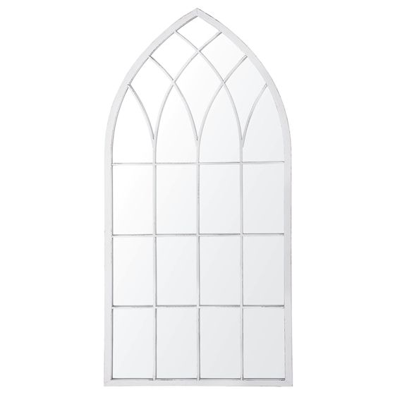Seinäpeili CASSEL 50 cm 115 cm Metalli Vaaleanharmaa