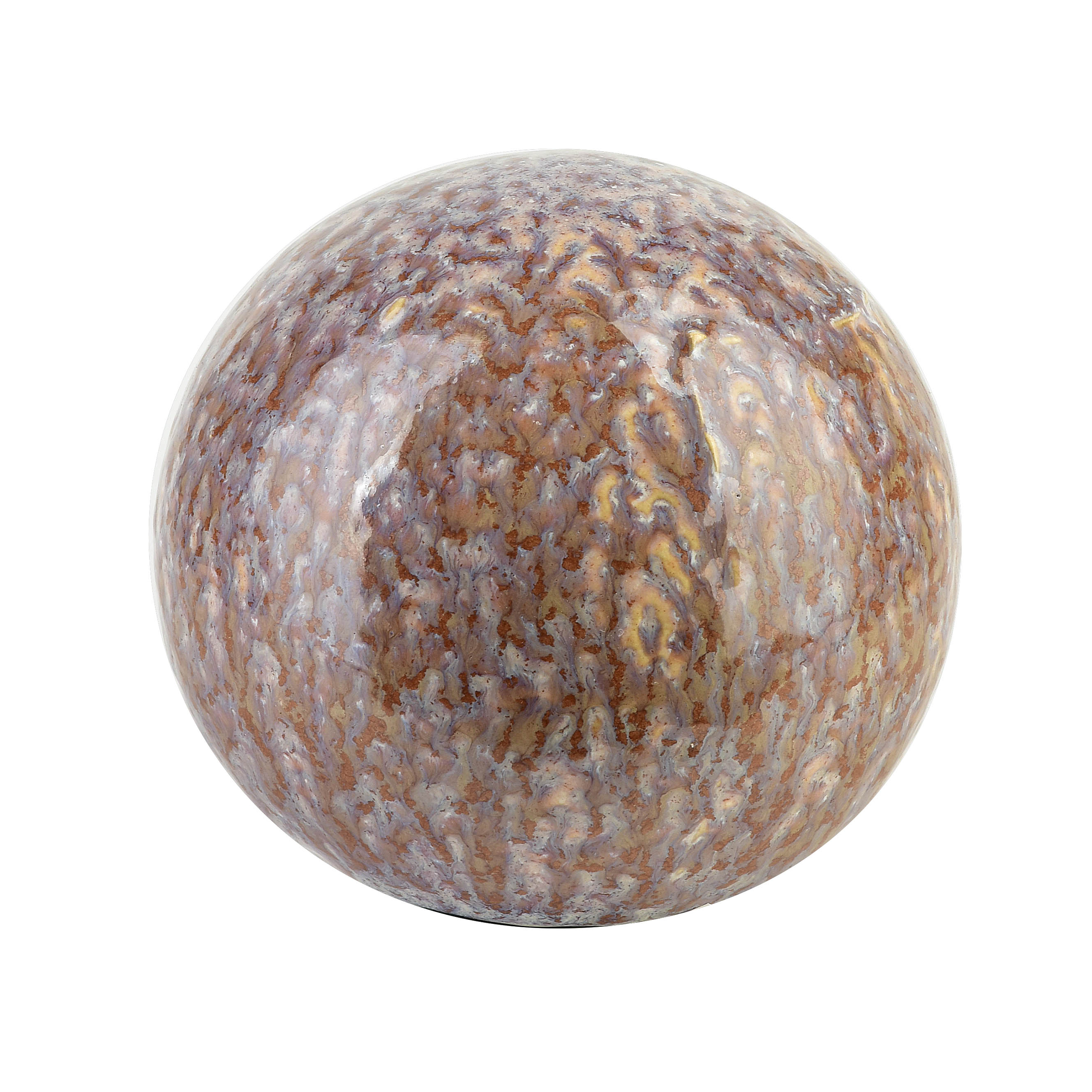 Koristepallo keramiikka SAGGIO LEMON 10x10x9 cm beige-roosa-ruskea 1 kpl