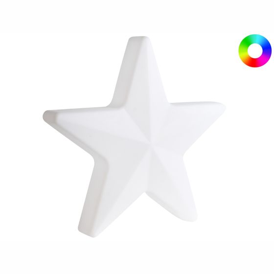 LED-ulkolattiavalaisin OLSAN Tähti 76 cm Valkoinen