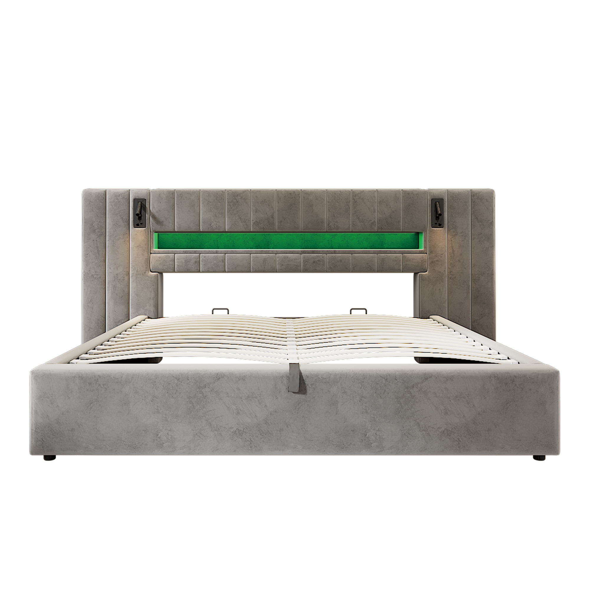 Sänky 180x200cm USB-portilla