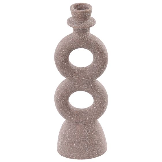 Kynttilänjalka NAOUSA 23 cm Keramiikka Beige