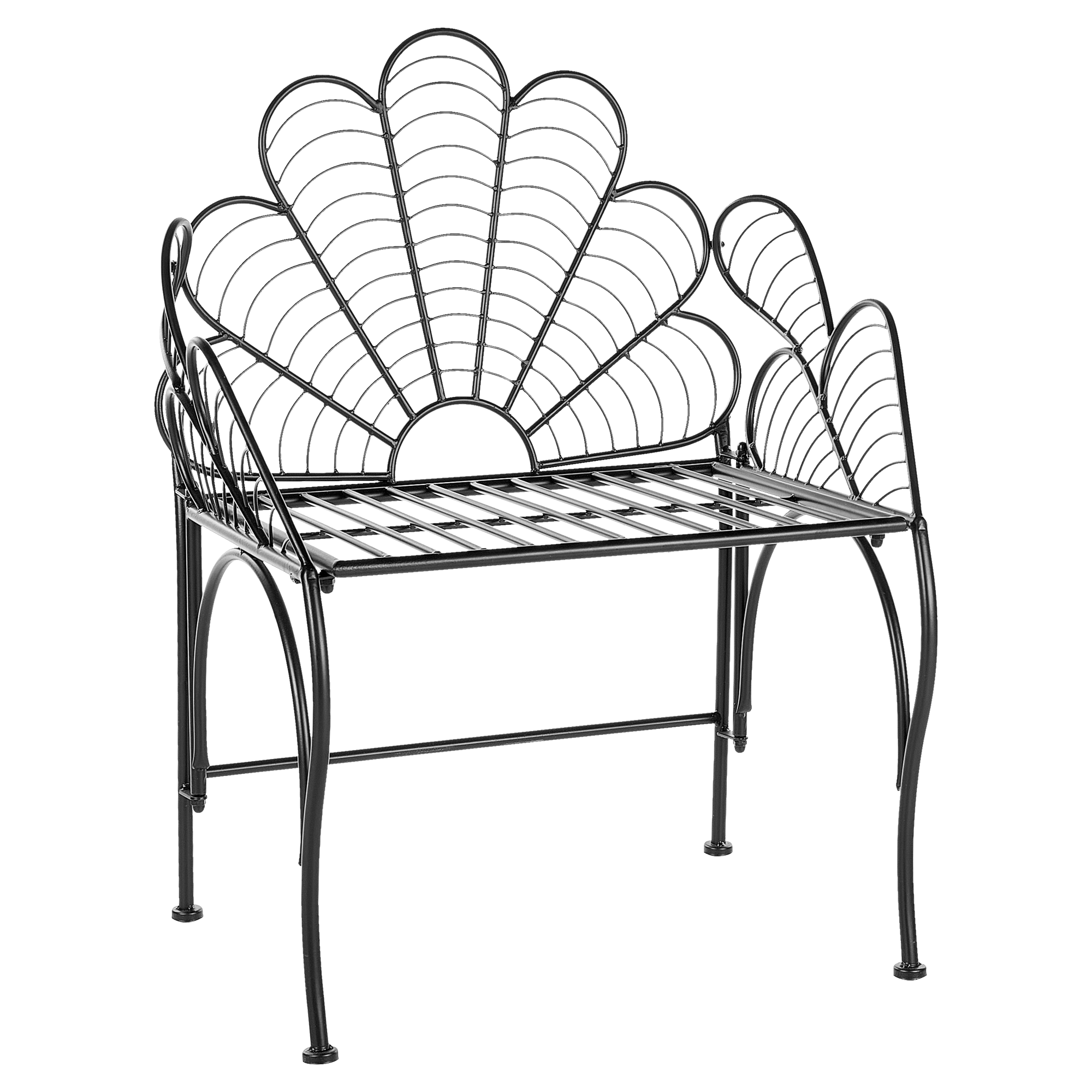 Puutarhatuoli LIGURIA Metalli Musta