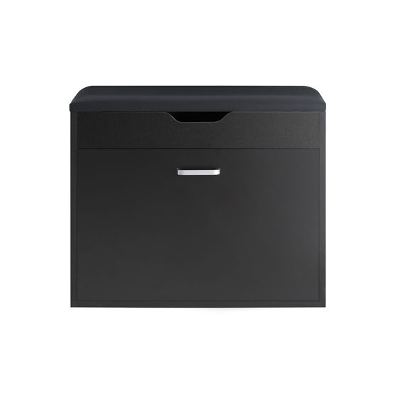 SoBuy Säästävä kenkäteline FSR95-SCH säilytyspenkki - musta