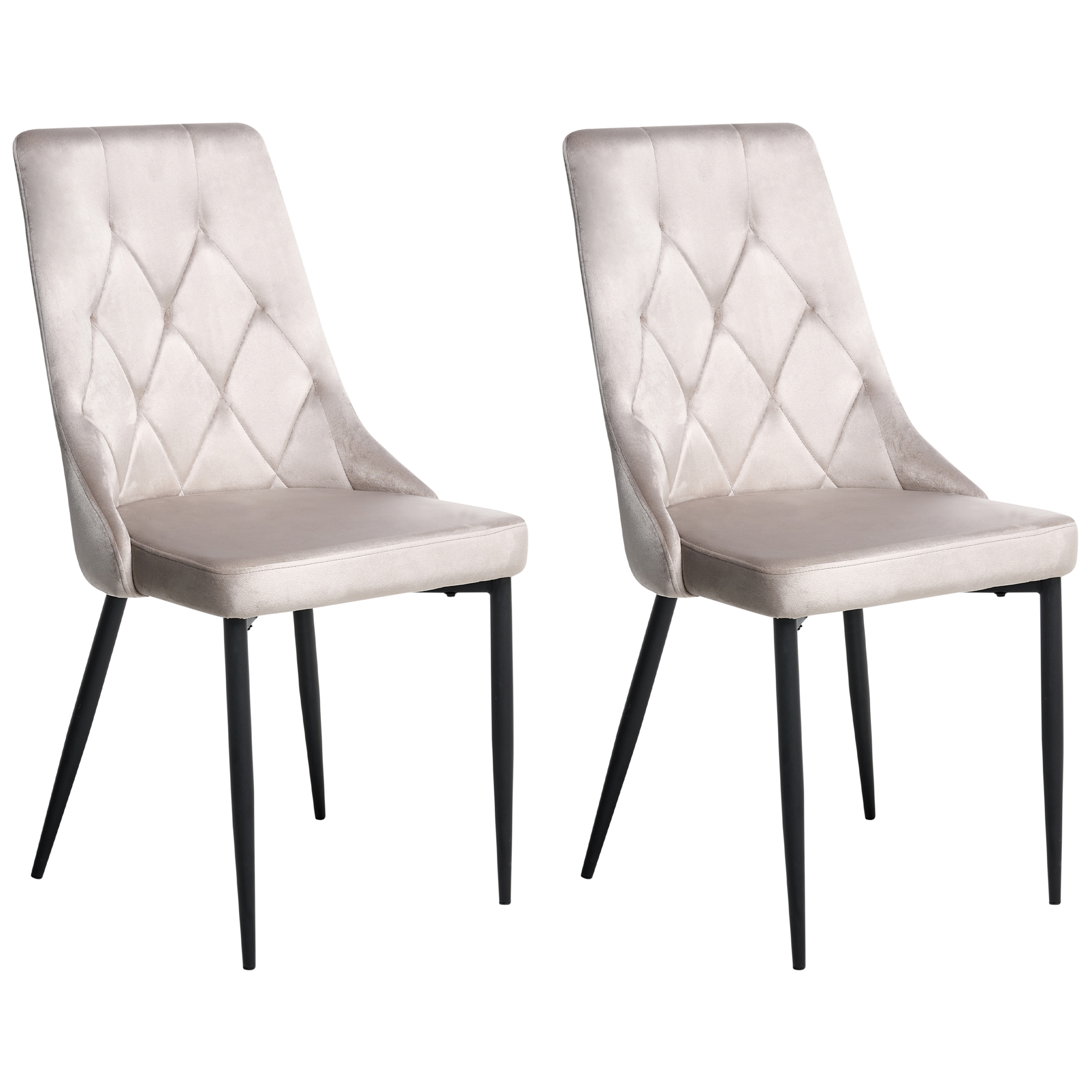 Ruokatuolisetti 2 kpl AVENIR sametti Ruskeanharmaa