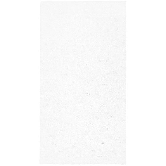Korkeanukkainen matto DEMRE Valkoinen 80 x 150 cm