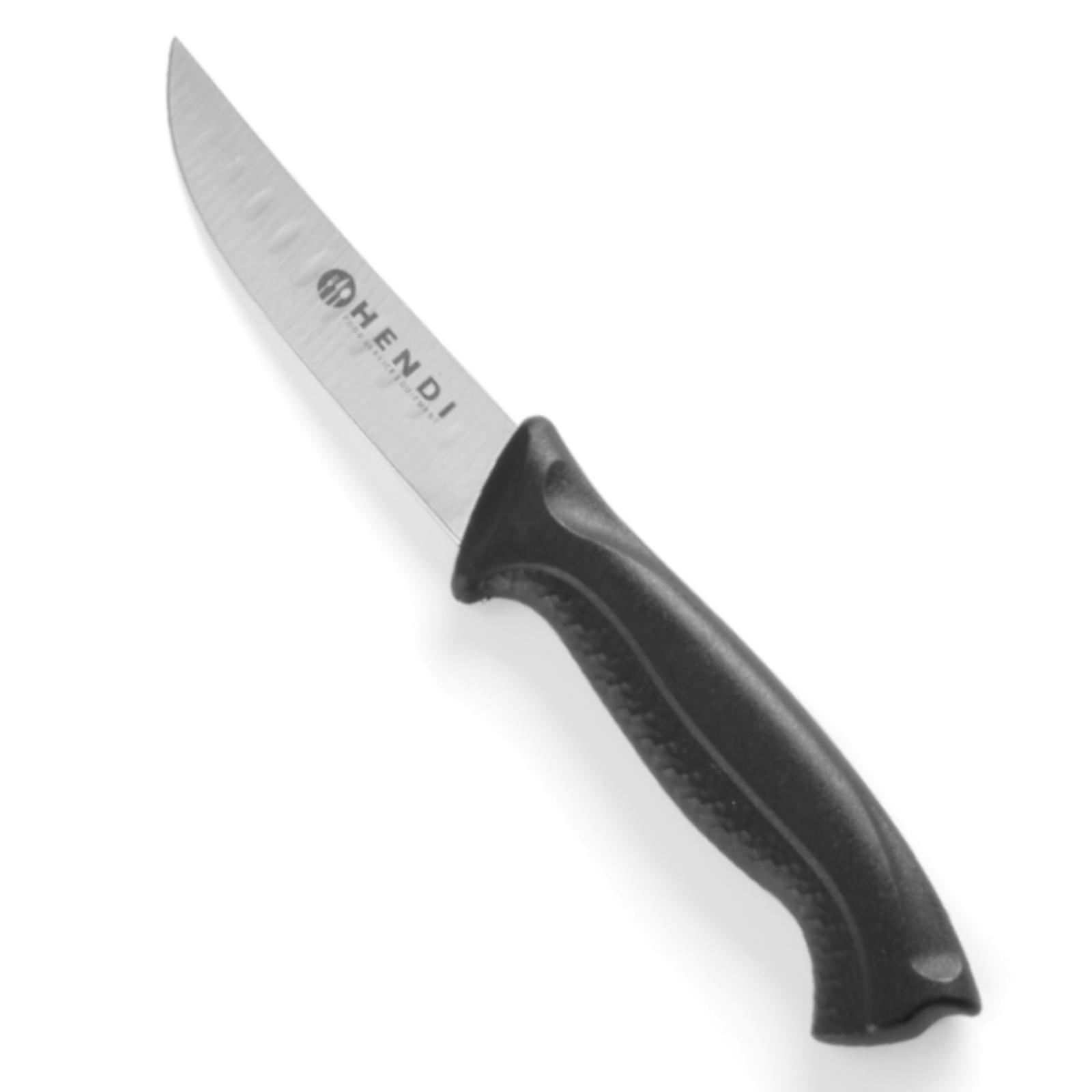 Ammattimainen lyhyt musta HACCP-yleisveitsi 90 mm - Hendi 842201