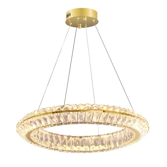 TOOLIGHT riippuva kattovalaisin APP1768-CP kulta, 60x60x95cm
