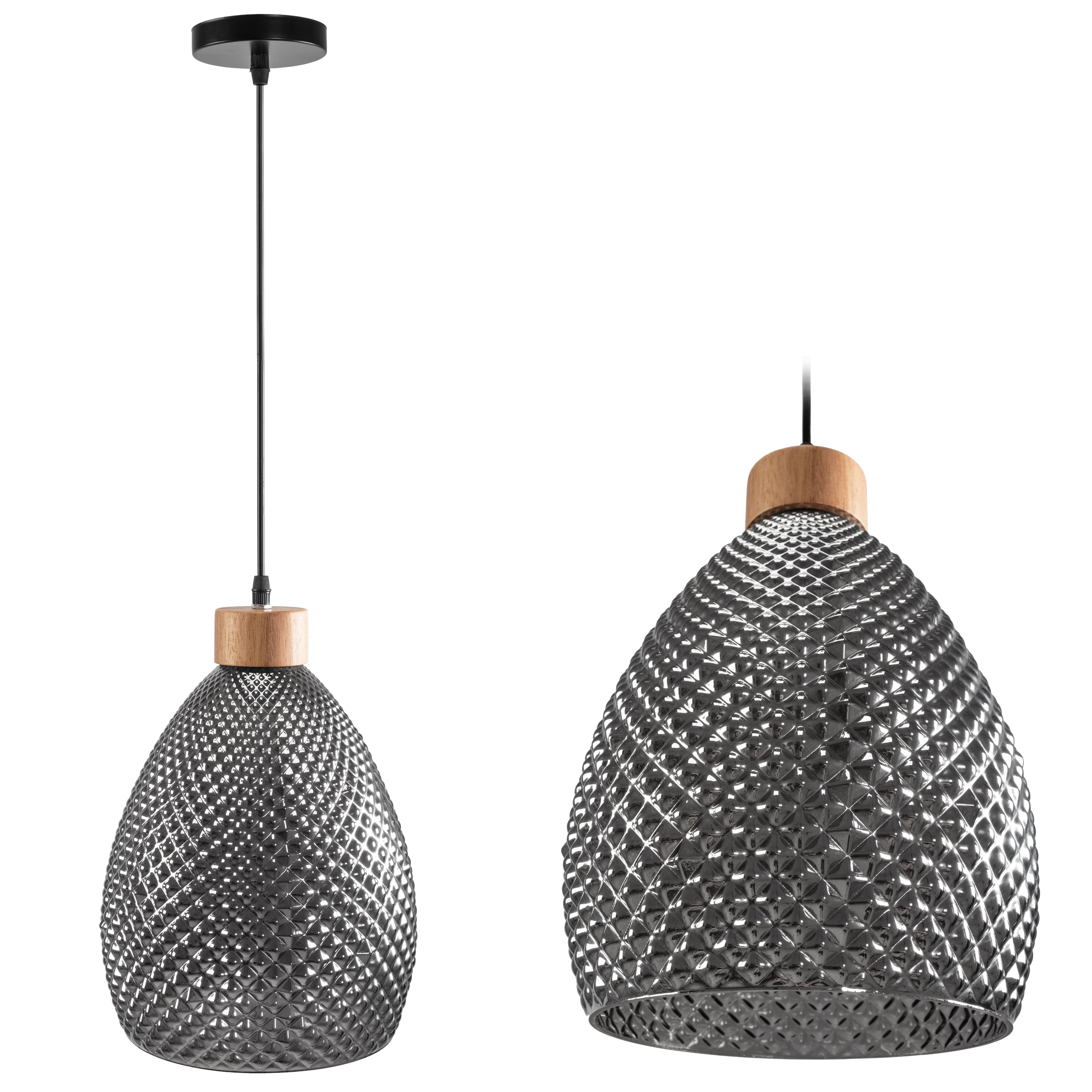 TOOLIGHT riippuva kattovalaisin APP897-1CP musta, 31,5x23x90cm