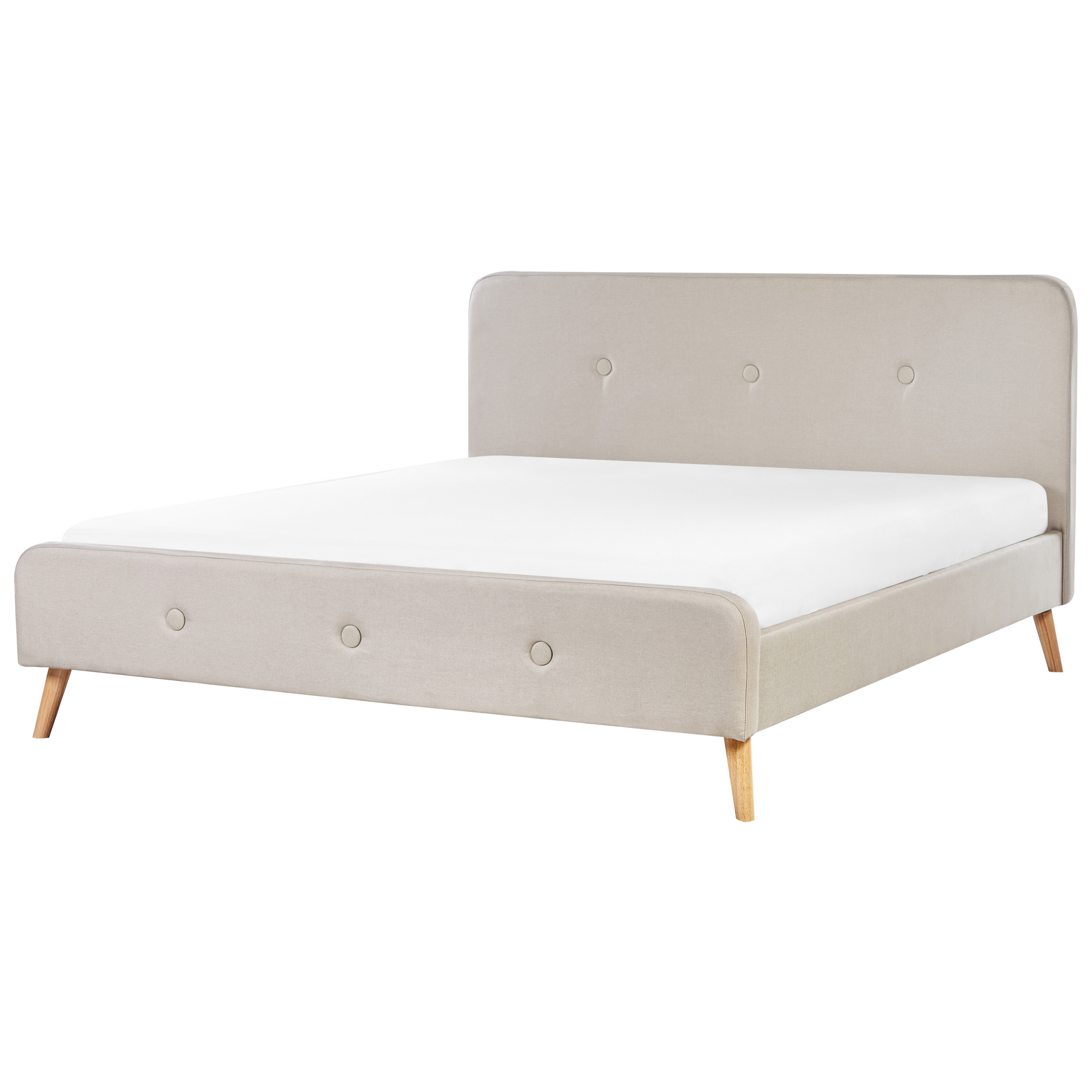 Sänky Keinopellava RENNES 180 x 200 cm Vaaleanbeige