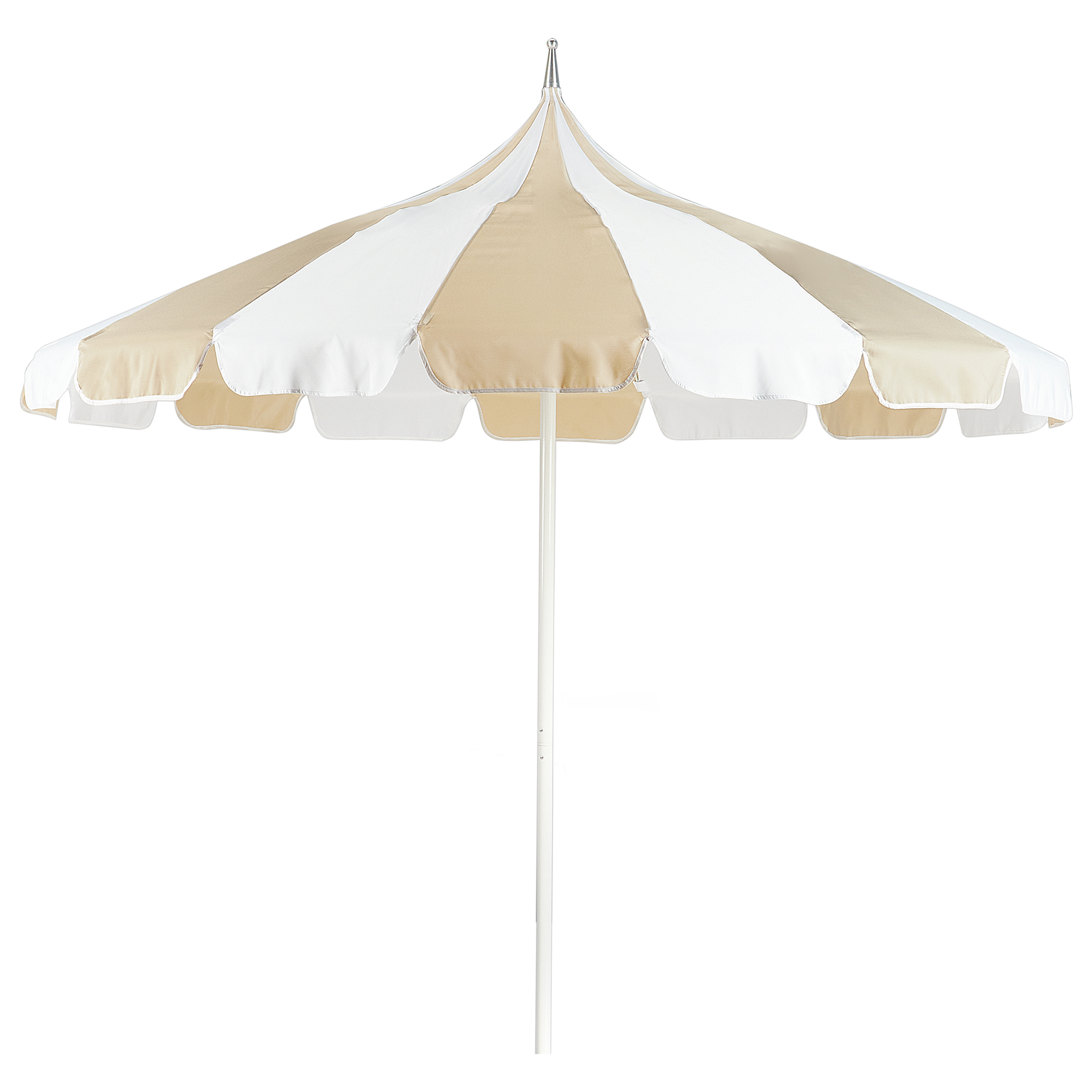 Aurinkovarjo 245 cm MINOA Valkoinen/beige