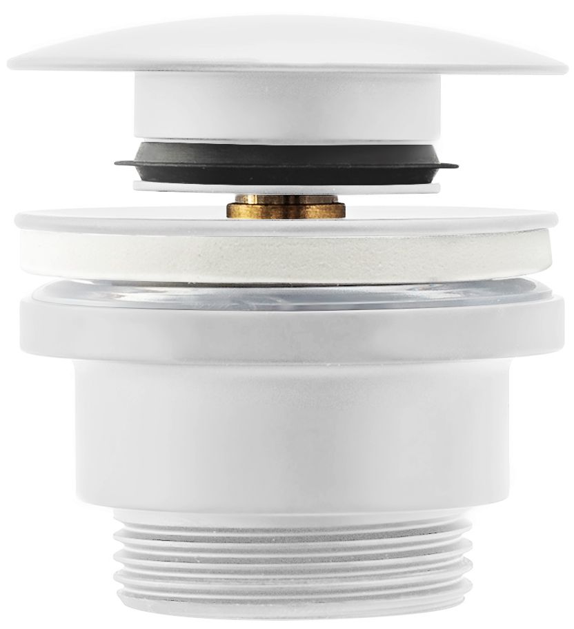 REA pesualtaan tulppa Click-clack 6,4 valkoinen, 6,4X6,4X13CM