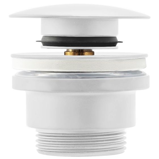 REA pesualtaan tulppa Click-clack 6,4 valkoinen, 6,4X6,4X13CM