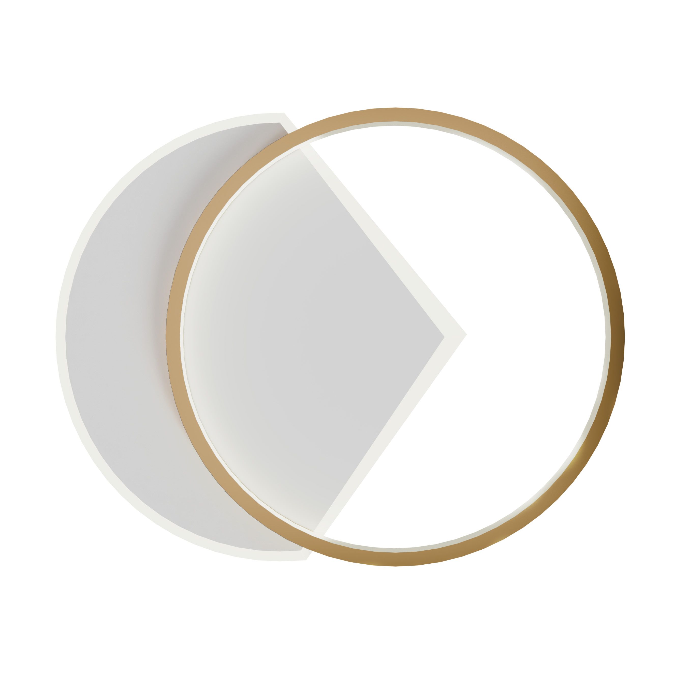 TOOLIGHT seinävalaisin LHJO076-C kulta, 60x40x10cm