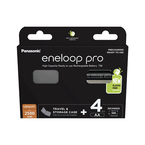 Panasonic | AA | 2500mAh | 4 kpl | ENELOOP BK-3HCDEC4BE