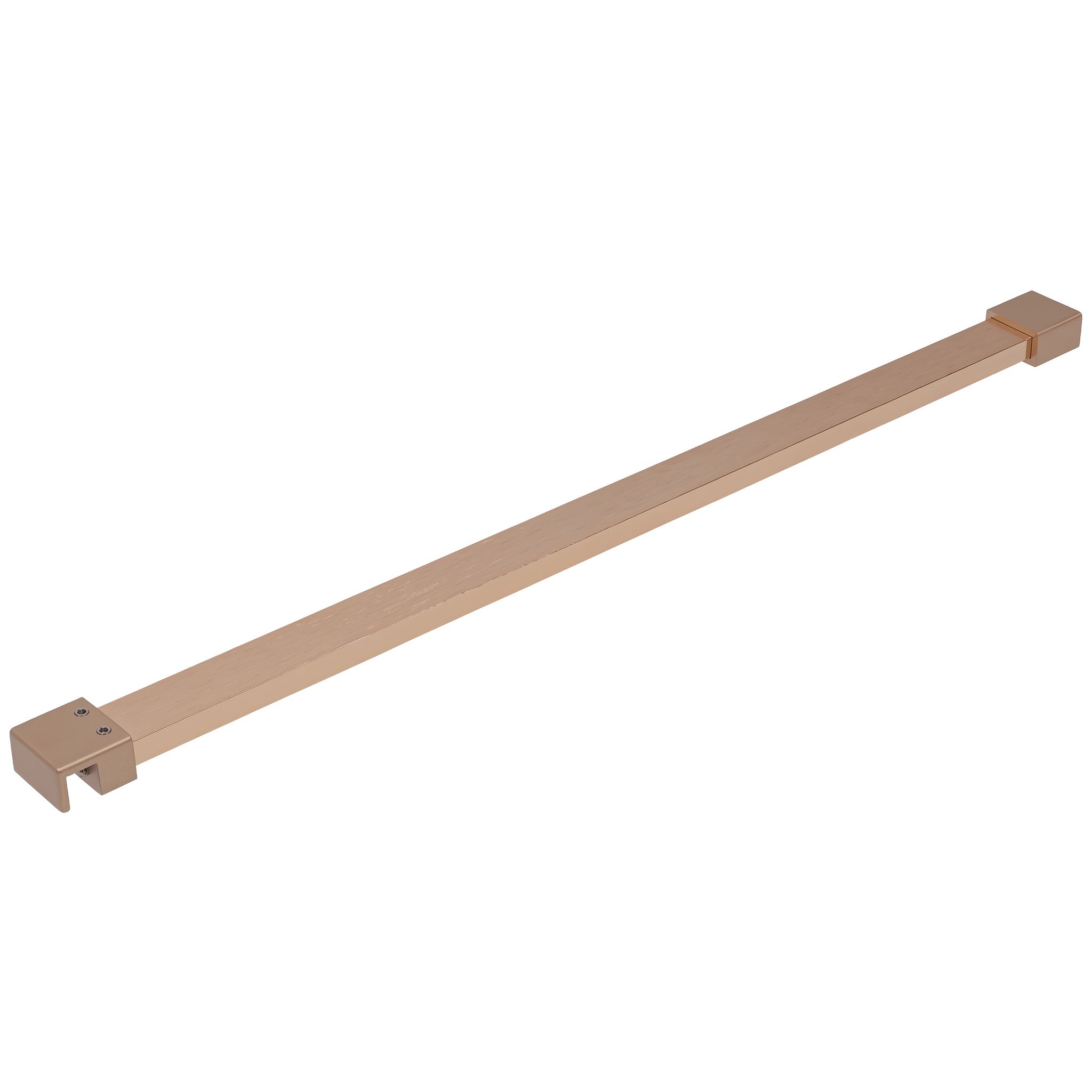 REA tukivarsi suihkulasille 150 cm , Harjattu kupari, 3,2x3,2x150cm