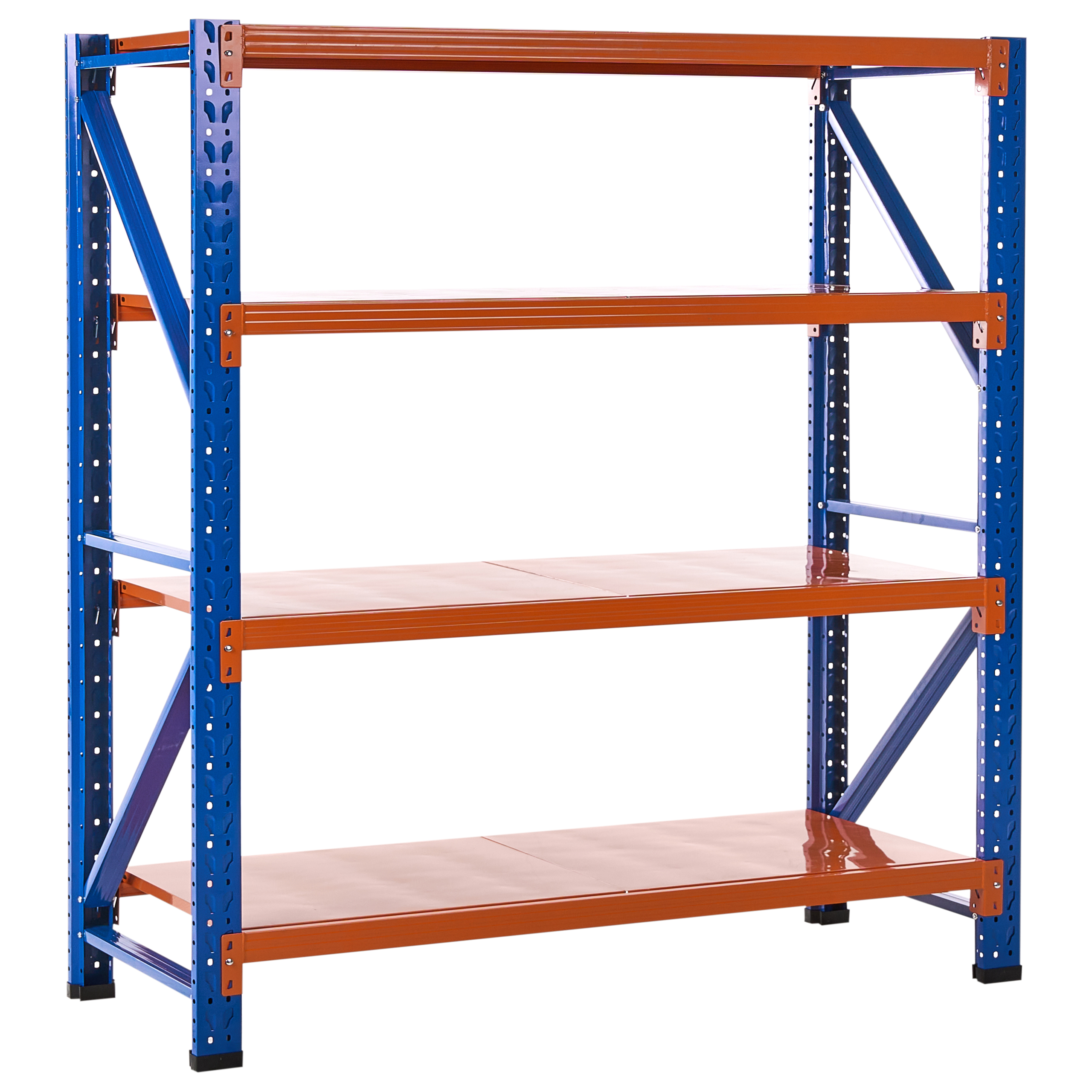 Varastohylly FIUGGI metalli 200 cm 60 cm Oranssi