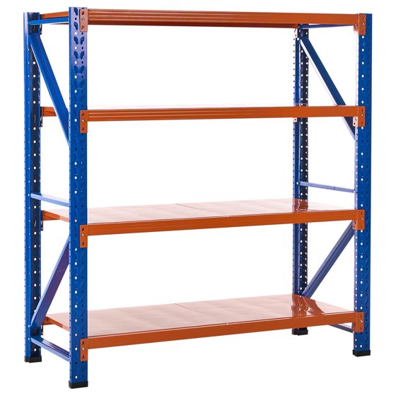 Varastohylly FIUGGI metalli 200 cm 60 cm Oranssi