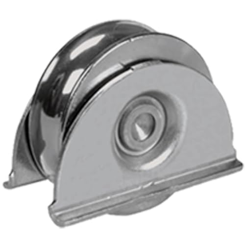 120 mm:n pyöreä urapyörä 20, 5 mm:n ura upotetussa kiinnikkeessä