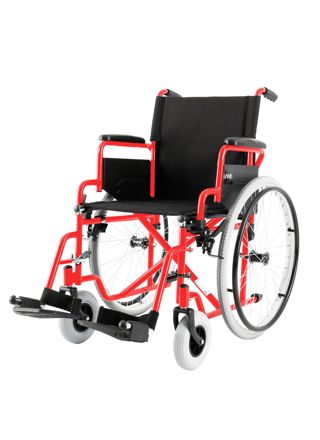 Arvo Pyörätuoli Basic, punainen