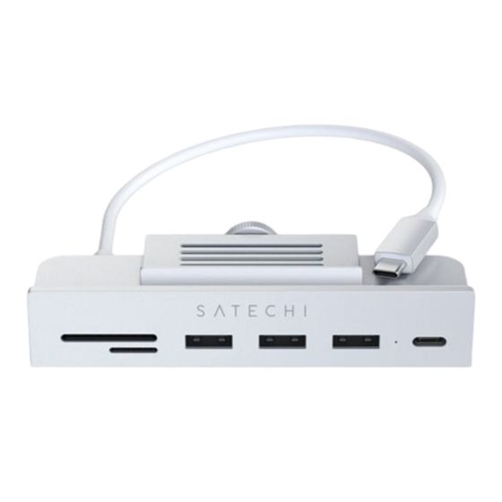Hub Puristin USB-C iMac 24" 2021 Multiportit Säädettävä Nappi