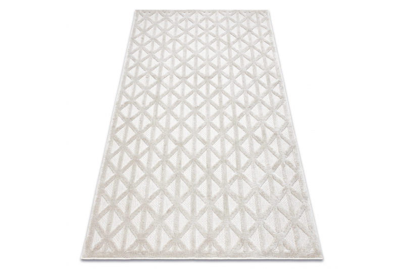 Matto SANTO STRING SIZAL 58500 Kolmiot, geometrinen beige 80x150 cm