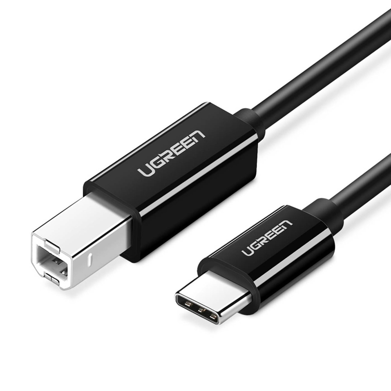 Tulostinkaapeli USB-C - USB-B 480Mb/s 2m musta