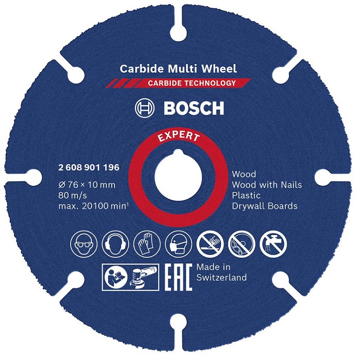 Bosch Expert Carbide Multi Wheel -Katkaisulaikka 76 x 10 mm