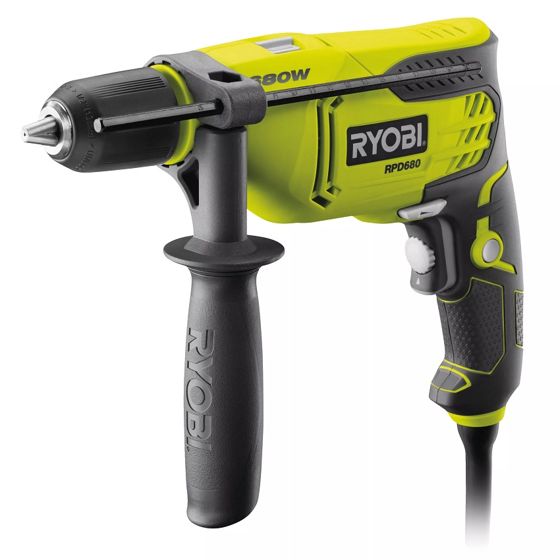 Ryobi RPD680-K -Iskuporakone 680 W Laukussa