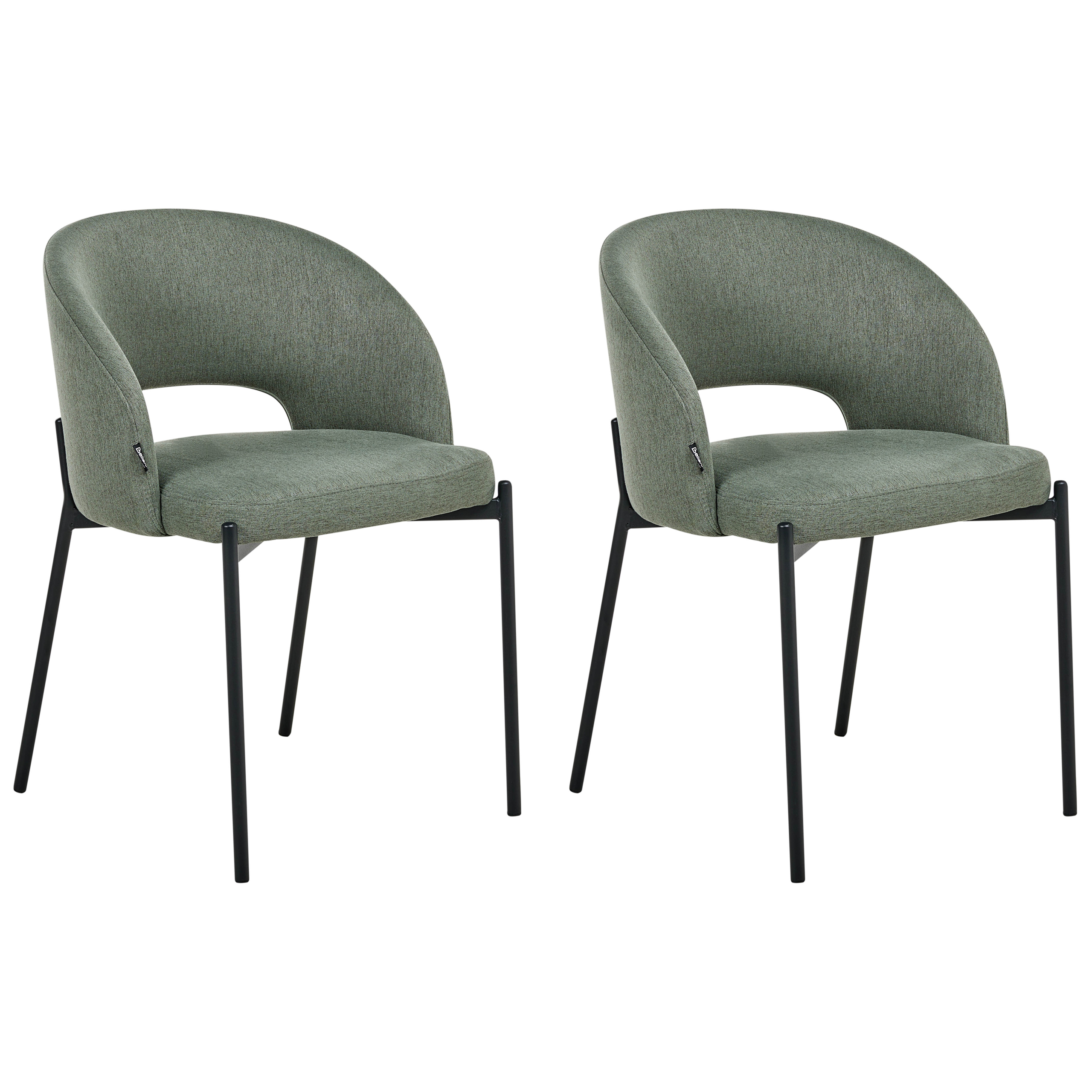 Ruokatuolisetti 2 kpl PENNY kangas Tummanvihreä