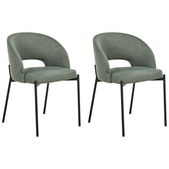 Ruokatuolisetti 2 kpl PENNY kangas Tummanvihreä