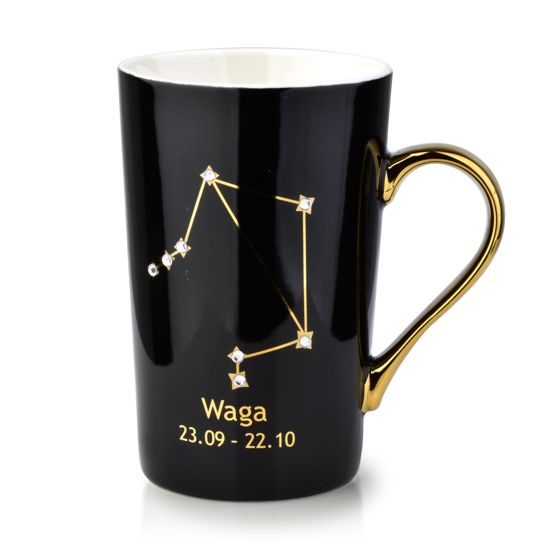 Muki posliini Affek Design ZODIAK 430 ml musta 1 kpl
