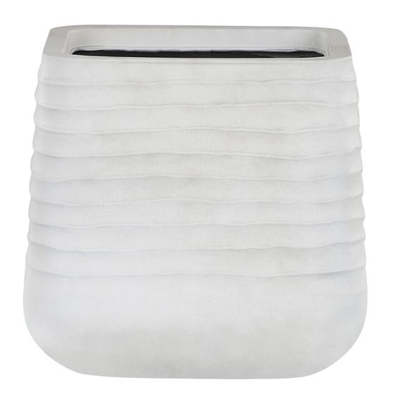 Kukkaruukku PARIKIA 38 cm Luonnonvalkoinen