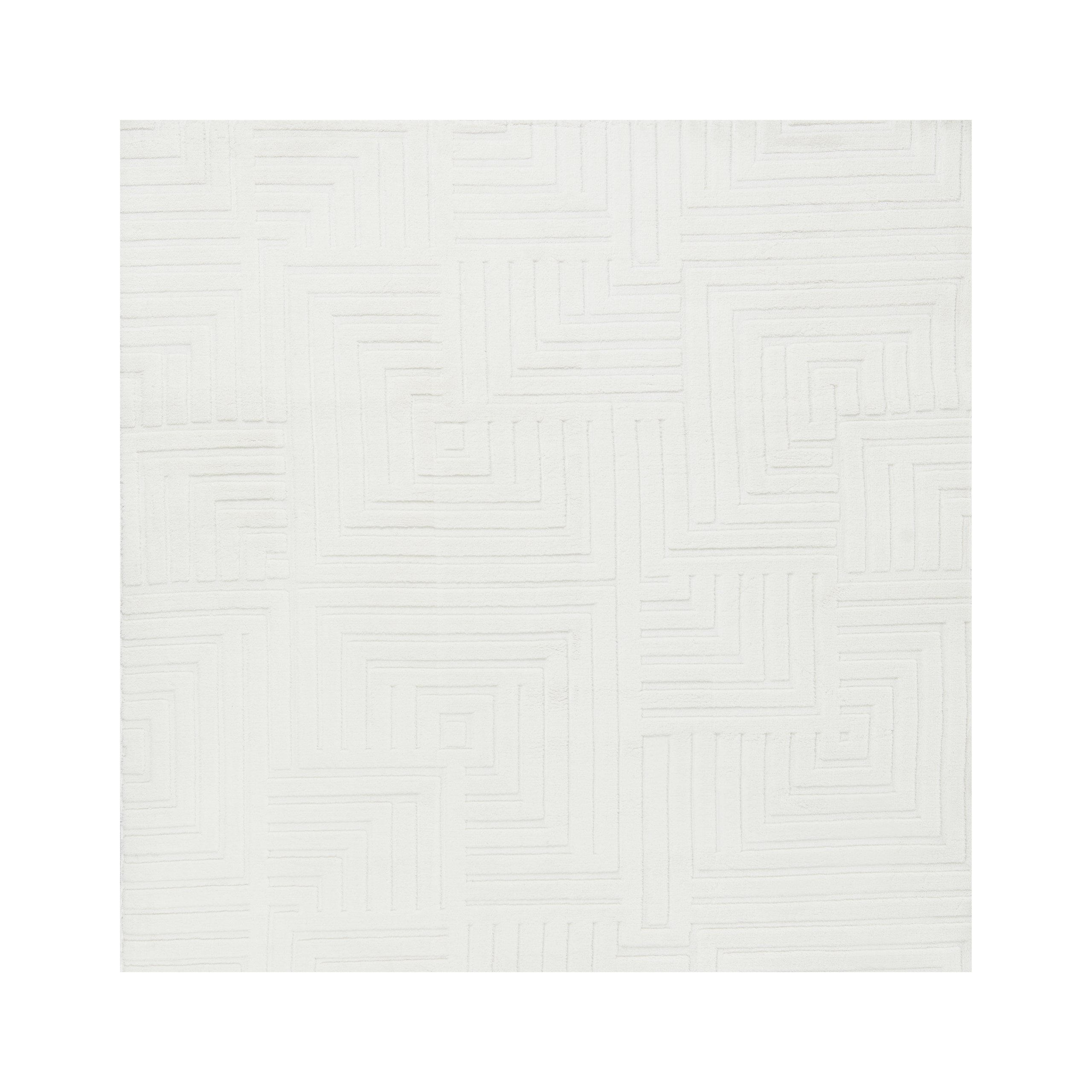 Matto TAMIREL Luonnonvalkoinen 160 x 160 cm