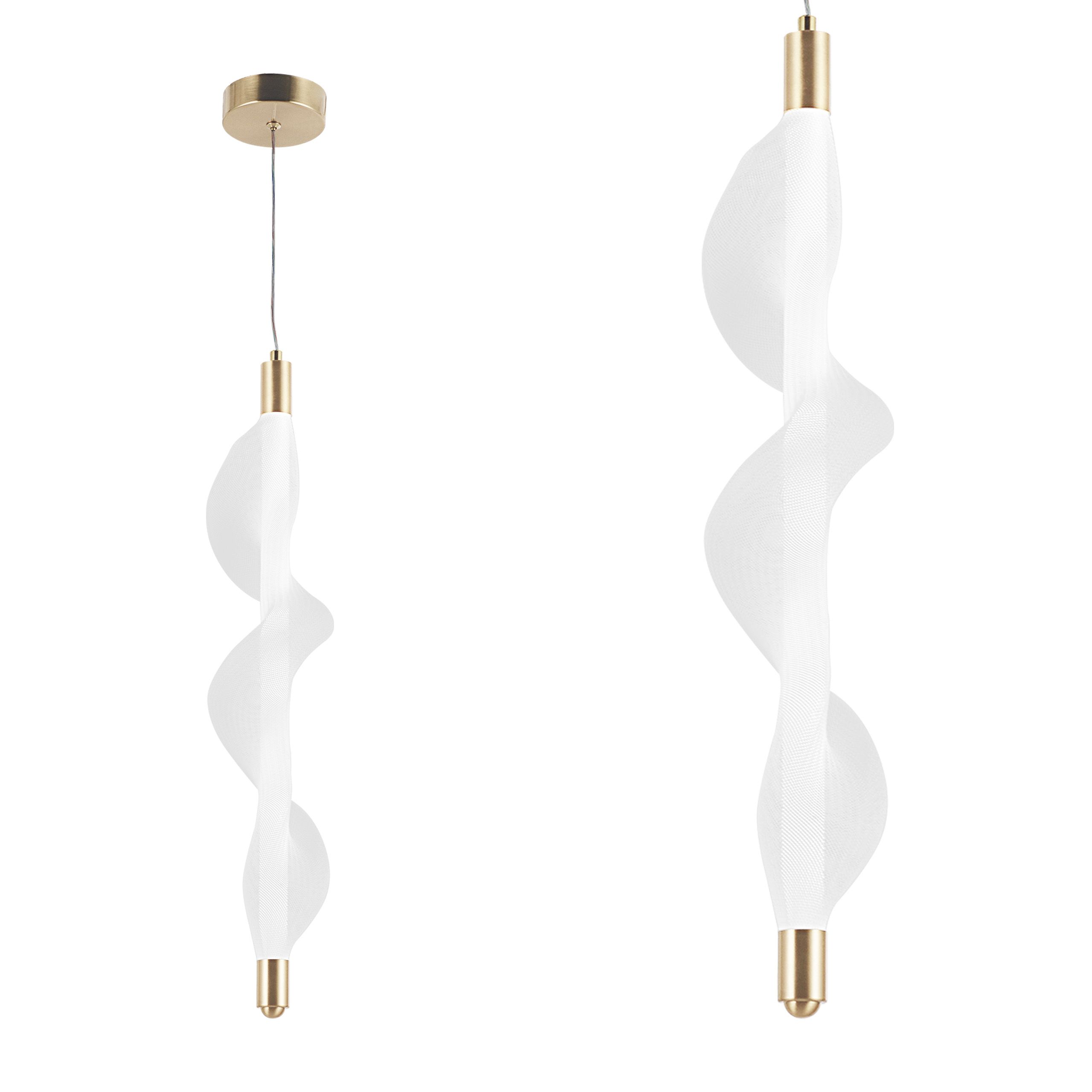 TOOLIGHT riippuva kattovalaisin LED G008-1CP valkokulta, 42x9x42cm