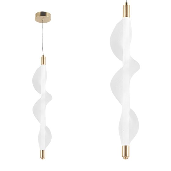 TOOLIGHT riippuva kattovalaisin LED G008-1CP valkokulta, 42x9x42cm