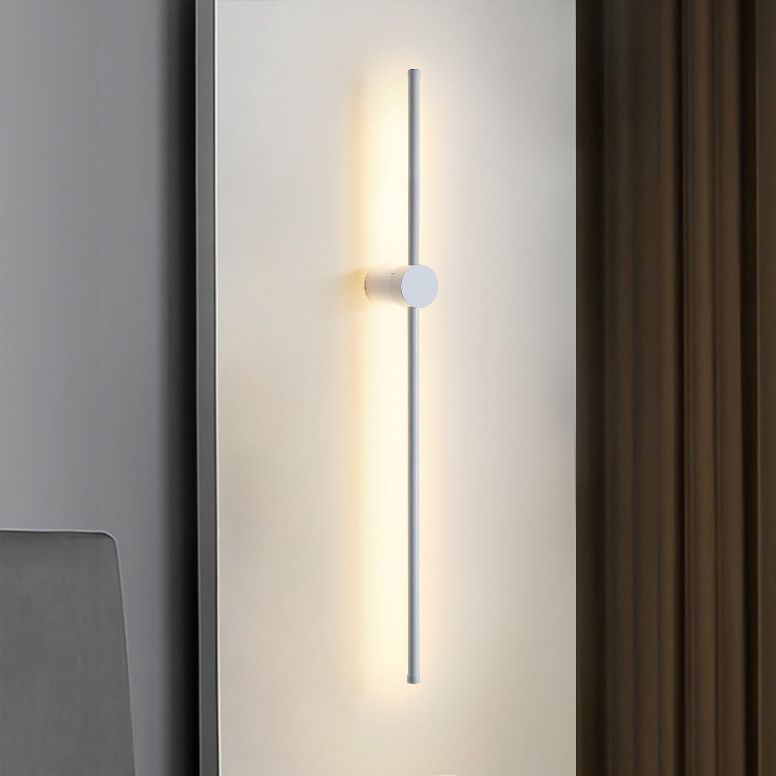 ZMH 60CM Sisä-LED-seinävalaisin, Moderni Eteisvalaisin, 3000K Olohuoneeseen