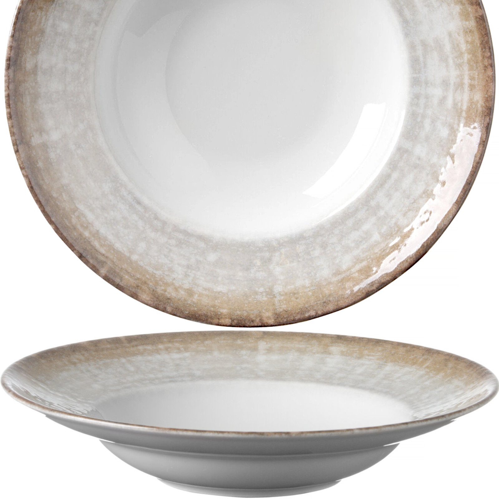 Kreetalainen pastalautanen, halkaisija 265 x 50 mm - 6 kpl:n setti