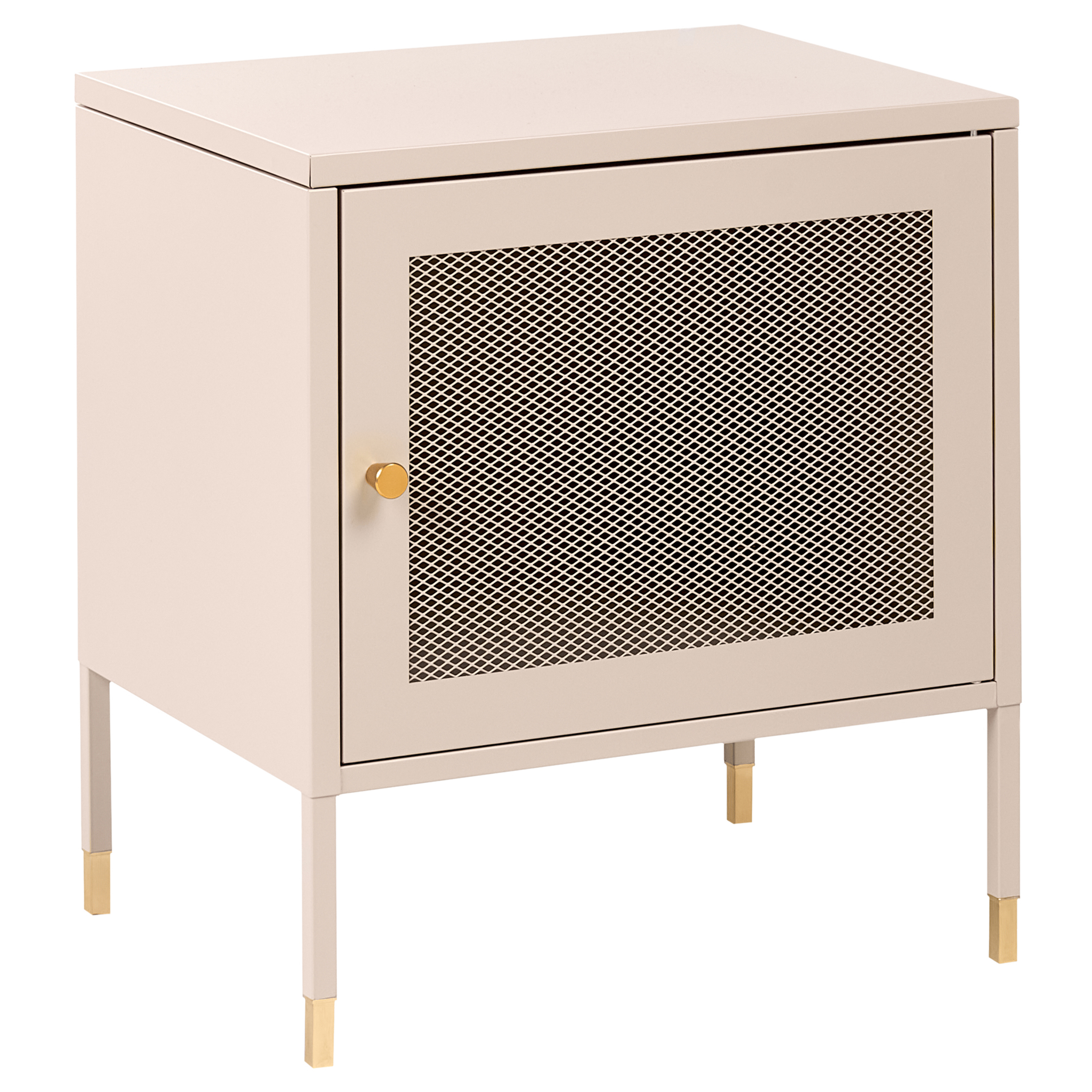 Yöpöytä OSSETT Metalli Beige