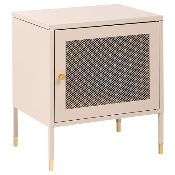 Yöpöytä OSSETT Metalli Beige