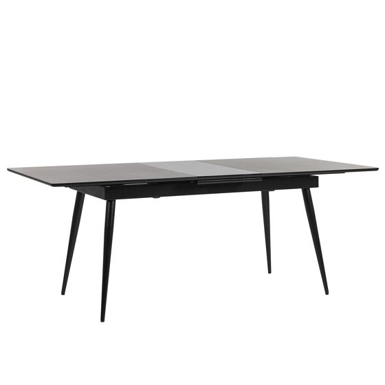 Jatkettava ruokapöytä MALDON Musta 160/200 cm 90 cm