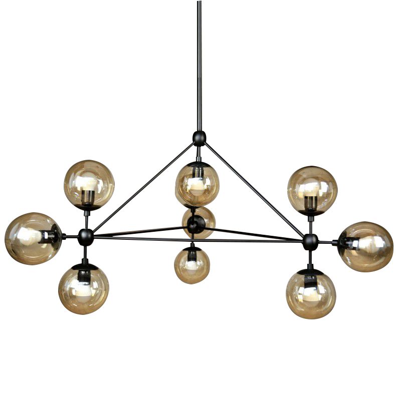 TOOLIGHT riippuva kattovalaisin APP264-10C musta, 42x105x40cm