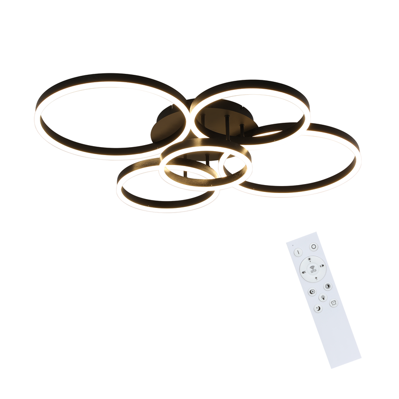 NETTLIFE LED - kattovalaisin,mustaa,metallia