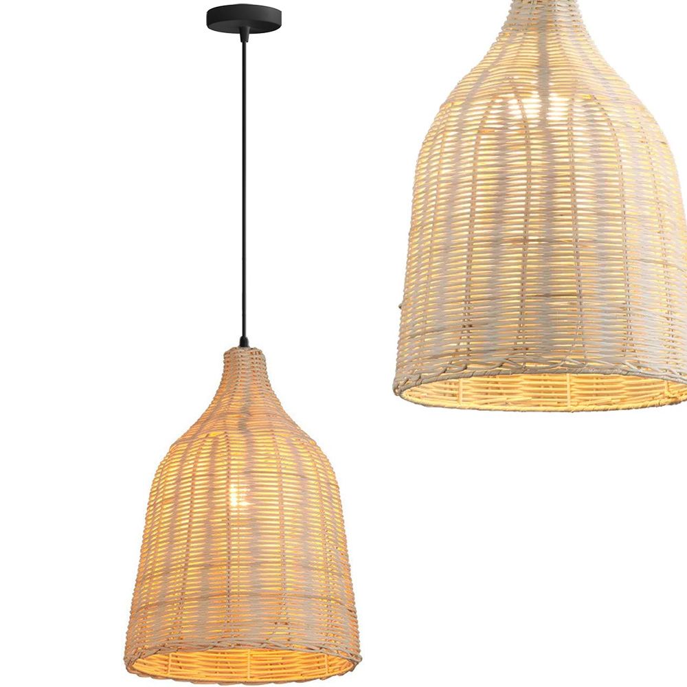 TOOLIGHT riippuva kattovalaisin APP1646-1CP BOHO beige, 29x29x40cm