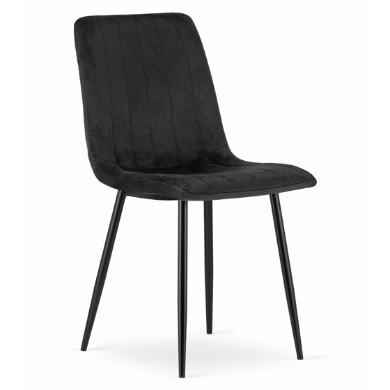 LAVA-tuoli, musta sametti (1 kpl)