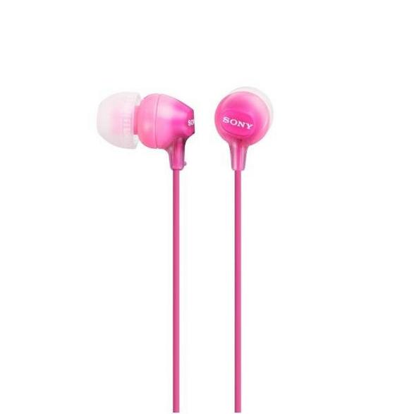 Sony MDR-EX15LP -langalliset nappikuulokkeet, vaaleanpunaiset