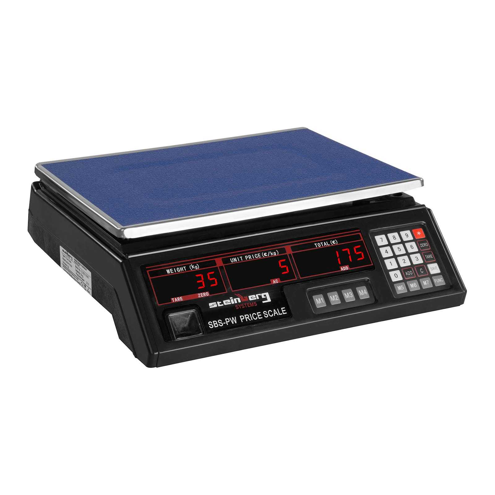 Hintavaaka, musta, 30 kg / 2 g