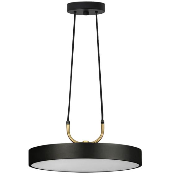 TOOLIGHT riippuva kattovalaisin LED APP947-1CP ROUND musta, 30x30x4cm