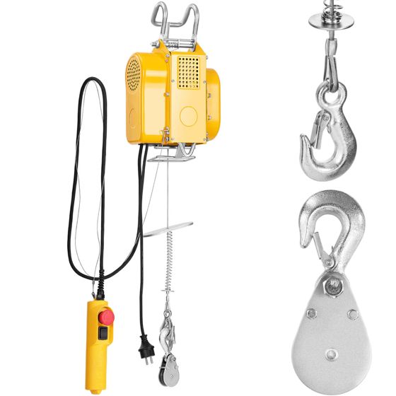 Sähköinen työpajan köysivinssi 600 kg 18 m